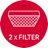 Carbon filters : 2
